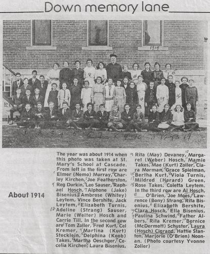 1914 st mary s students