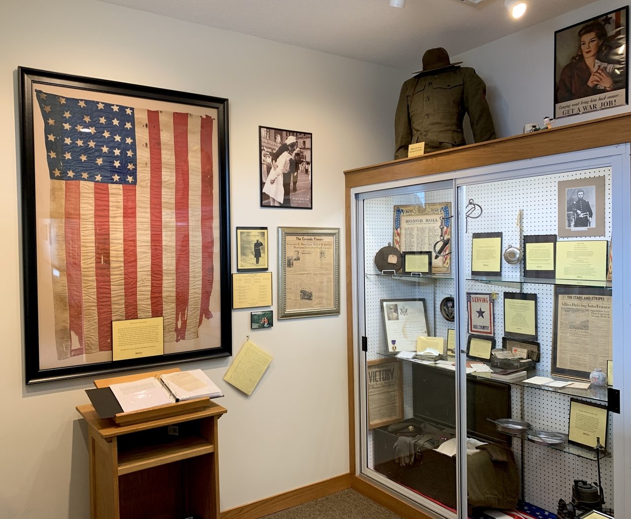 Veterans display
