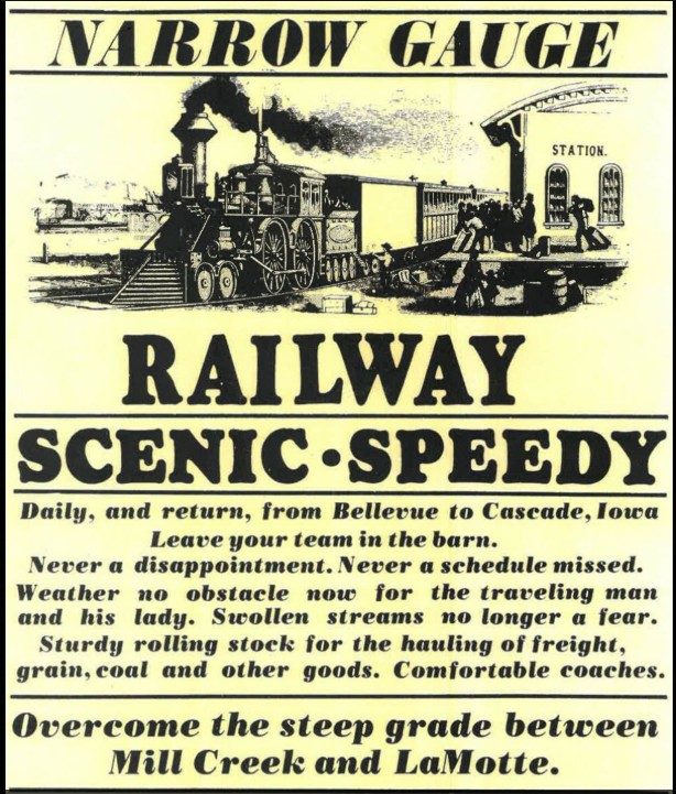 Narrow Gauge exhibit sign
